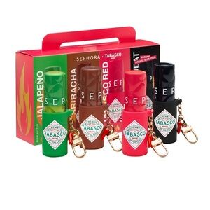 LIMITED EDITION SEPHORA COLLECTION Outrageous Plump Lip Gloss Tabasco Set